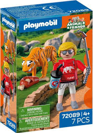Playmobil - 72089 | Animals & Friends - Tiger & Visitor