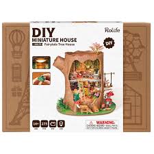 Robotime - DG179 | DIY House - Fairytale Tree House
