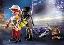 Playmobil - 71255 | City Action: Special Forces & Thief Starter Pack