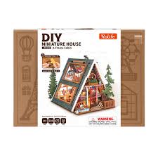 Robotime - DG181 | DIY House - A-Frame Cabin