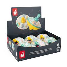 Janod - 04120 | Pure Rabbits  - Metal Spinning Tops