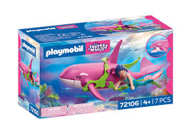 Playmobil - 72106 | Mermaids: Orca With Mermaid