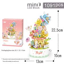 LOZ Blocks - LOZ1954 | Flower Music Box ( with Button Cell)