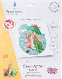 Craft Buddy - CCK-PRBT02 | DIY Crystal Art Card Kit - Benjamin Bunny
