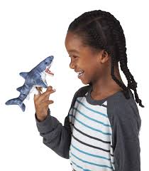 Folkmanis Puppets - 2777 | Mini Shark Finger Puppet