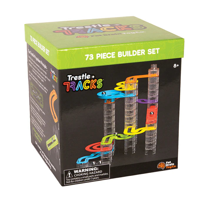 Fat Brain Toy Co - FBT-27110 | Trestle Tracks Builder Set