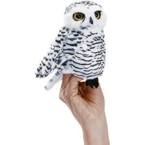 Folkmanis Puppets - 3197 | Hand Puppet - Folkmanis - Small Snowy Owl 3197