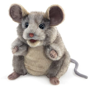 Folkmanis Puppets - 3202 | Folkmanis Gray Mouse Hand Puppet