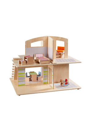 Haba - 305638 | Little Friends Dollhouse Town Villa with Furniture