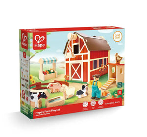 Hape - 851942 | Happy Farm Playset