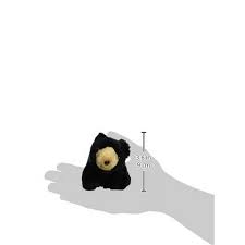 Folkmanis Puppets - 2641 | Mini Black Bear - Finger Puppet