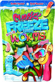 Freeze Dried Candy Sour Worms