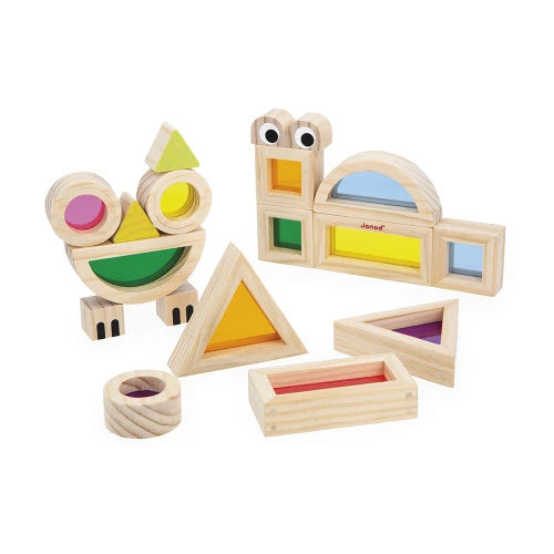 Janod - J05306 | Sensory: Translucent Blocks