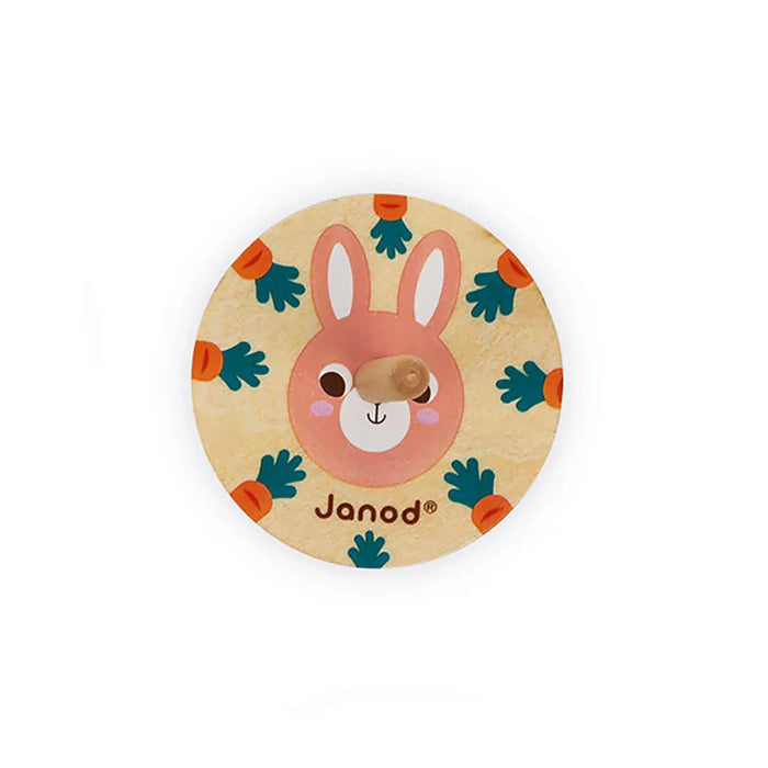 Janod - 04032 | Spinning Top (Assorted Styles, One Per Purchase)