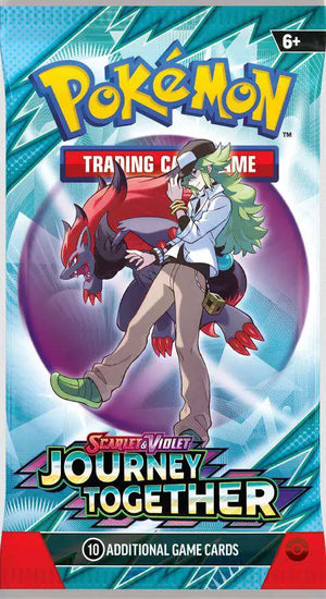 Pokemon Co. - 11903 | Pokemon SV9 Journey Together Booster Pack (One Per Purchase)