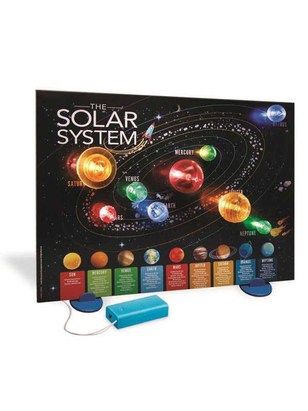 4M - P3454 | Kidzlabs: 3D Solar System Light-Up Poster