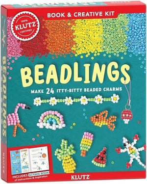 Klutz - 11412 | Beadlings Beaded Charms Book and Activity Kit by Klutz