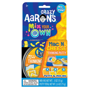 Crazy Aaron's Thinking Putty - MX-MC020 | Crazy Aaron: Mix Your Own Mac N Cheese 4" Thinking Putty