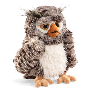 Folkmanis Puppets - 3227 | Wise Owl Puppet