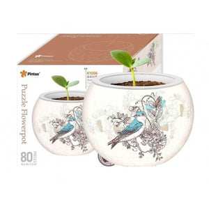 3D Puzzle Planter - Singing Birds and Flowers
