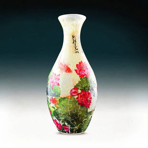 Carp with Lotus - Puzzle Vase 160PC