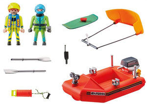 Playmobil - 70144 | City Action: Kitesurfer Rescue with Speedboat