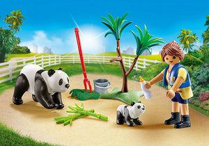 Playmobil - 70105 | City Life: Panda Caretaker Carry Case
