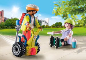 Playmobil - 71257 | City Action: Rescue with Balance Racer Starter Pack