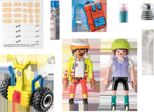 Playmobil - 71257 | City Action: Rescue with Balance Racer Starter Pack
