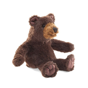 Folkmanis Puppets - 8016 | Mini Brown Bear Finger Puppet
