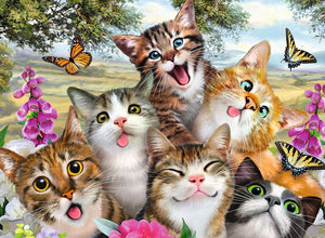 Ravensburger - 12620 | Friendly Felines 200 PC Puzzle