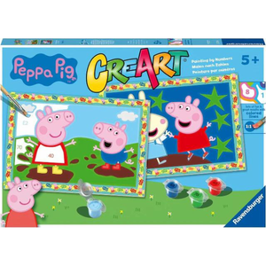 Ravensburger - 12020003 | CreArt Junior: Peppa Pig Paint by Numbers