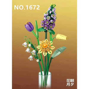 CIC - LOZ1672 | LOZ Violet Bouquet Eternal Flower