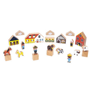 Janod - J05937 | Cross Roads: Countryside Blocks