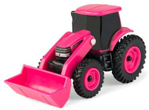 Tomy - 46705 | 1:64 Case IH Pink Tractor w/ Loader