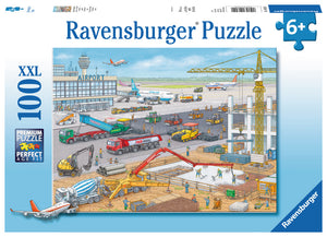Ravensburger - Construction At The Airport 100 XXL Piece Puzzle