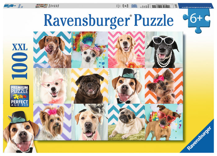 Ravensburger - 10870 | Doggy Disguise - 100 PC Puzzle
