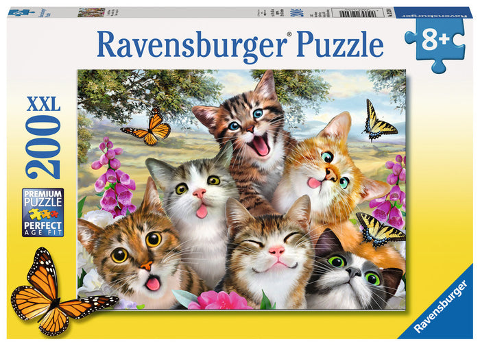 Ravensburger - 12620 | Friendly Felines 200 PC Puzzle