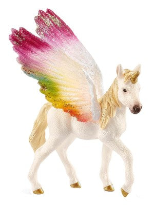 Schleich - 70577 | Bayala: Winged Rainbow Unicorn Foal