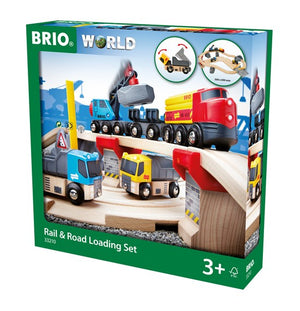 BRIO - 33210 | Rail And Road Loading Set