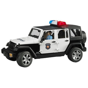 Bruder - 02526 | Emergency: JEEP Wrangler Unlimited Rubicon Police Vehicle With Policeman