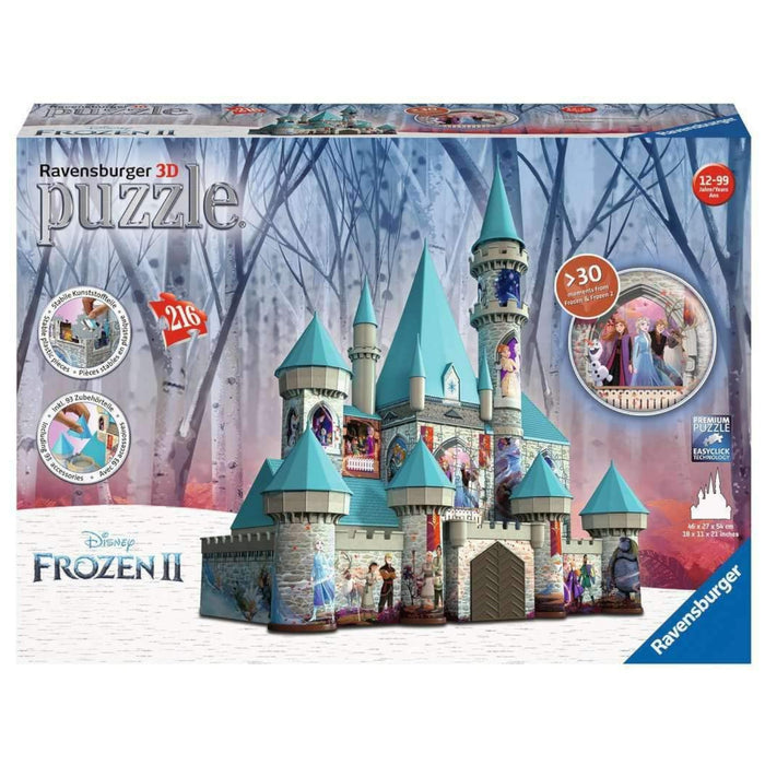 Ravensburger - 11156 | Frozen 2 Castle - 216 PC 3D Puzzle