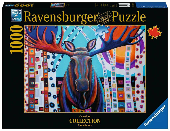 Ravensburger - 13979 | Winter Moose - 1000 PC Puzzle