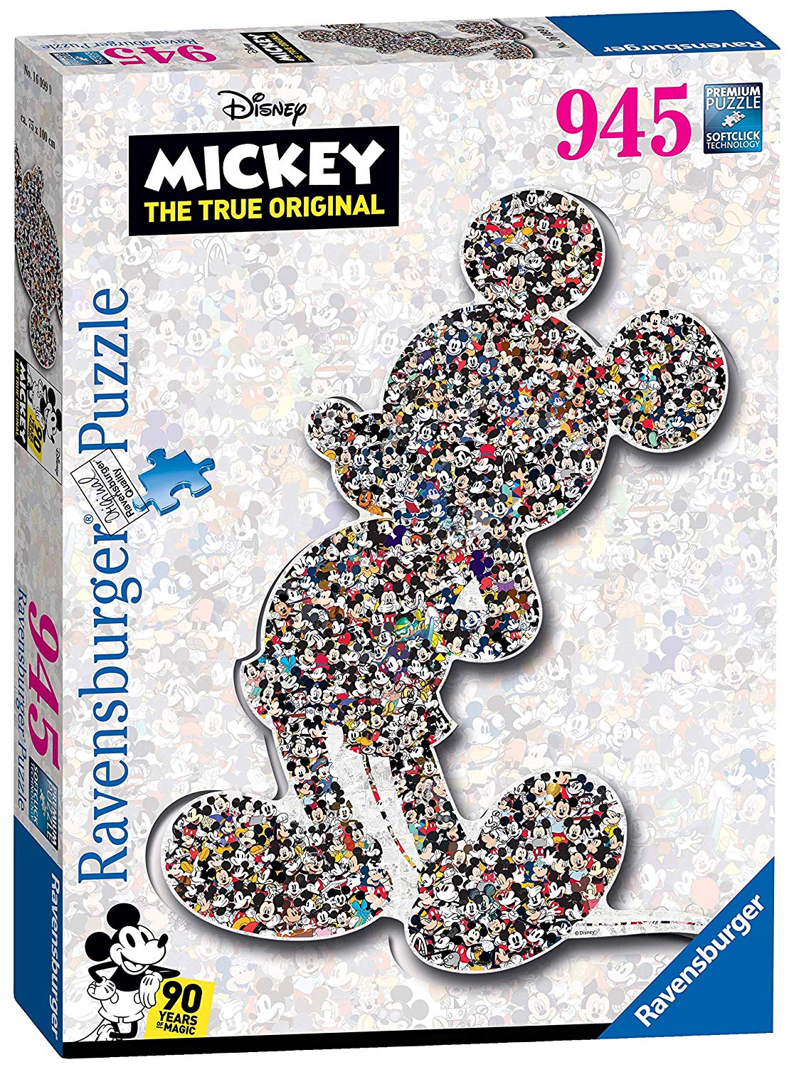 Ravensburger - 16099  Disney Shaped Mickey Mouse 945 Piece Puzzle