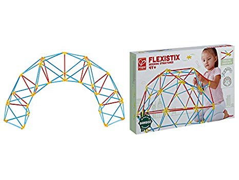 Hape - E5564 | Flexistix Geodesic Structures: Dome and Bridge