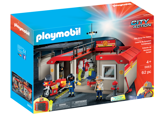 Playmobil - 5663 | City Action: Take Along Fire Station