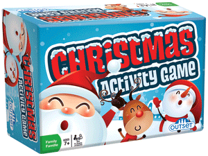 Outset Media - 13348 | Christmas Activity Game - Charades, Drawing, And More!