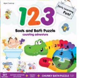 Spice Box Book & Bath Puzzles 123 Counting Adventure - 23192