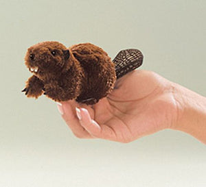 Folkmanis Puppets Mini Beaver Finger Puppet - 2651