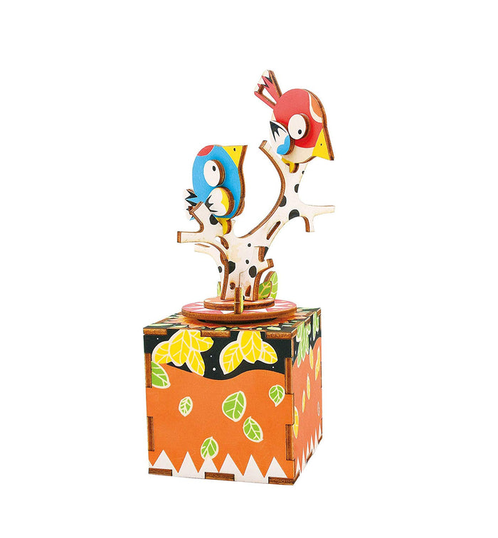 Robotime - AM301 | DIY Wooden Music Box - Birds and Trees